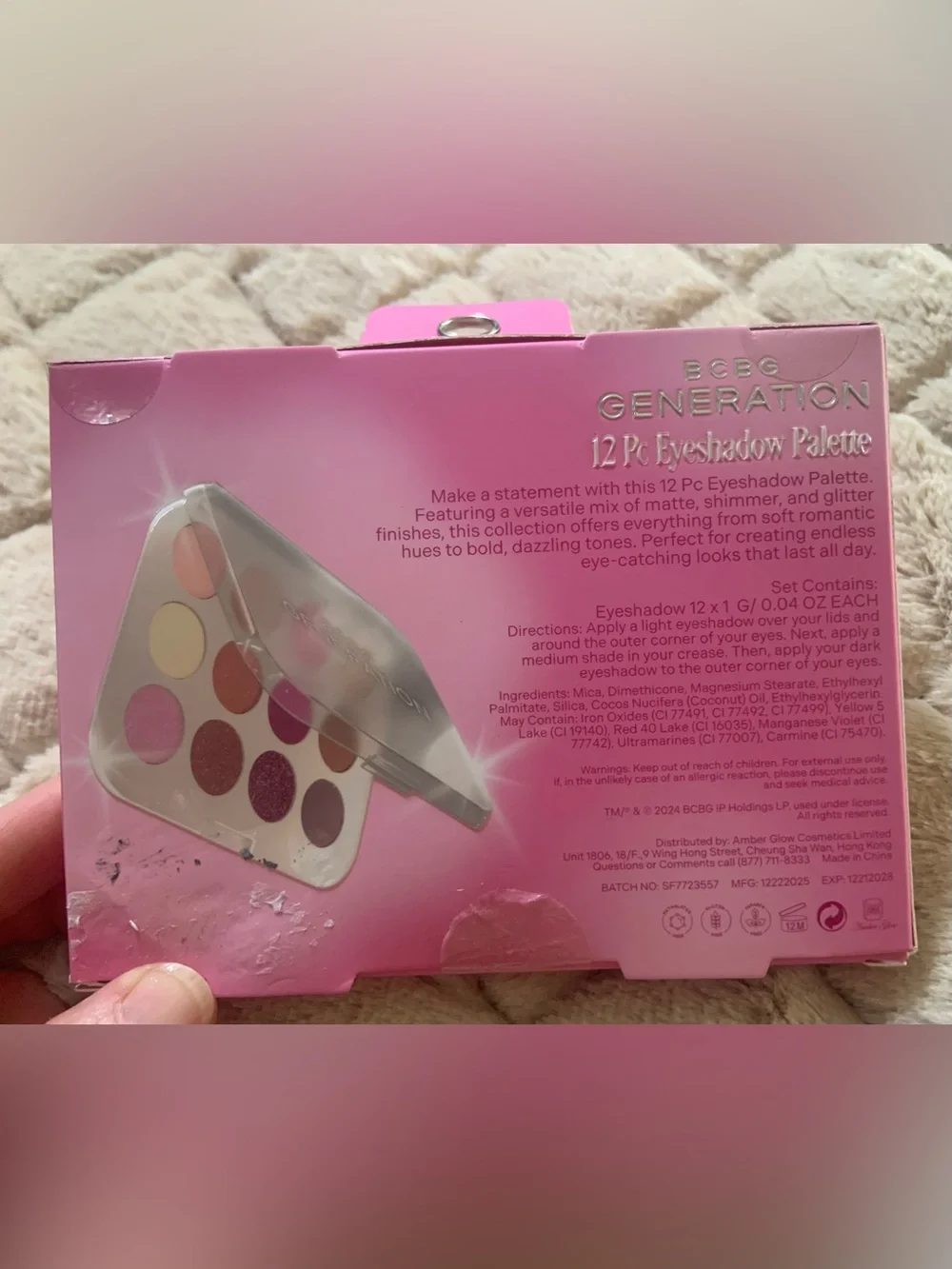 BCBG Pink, Rose & Plum 12-Pc Eyeshadow Palette